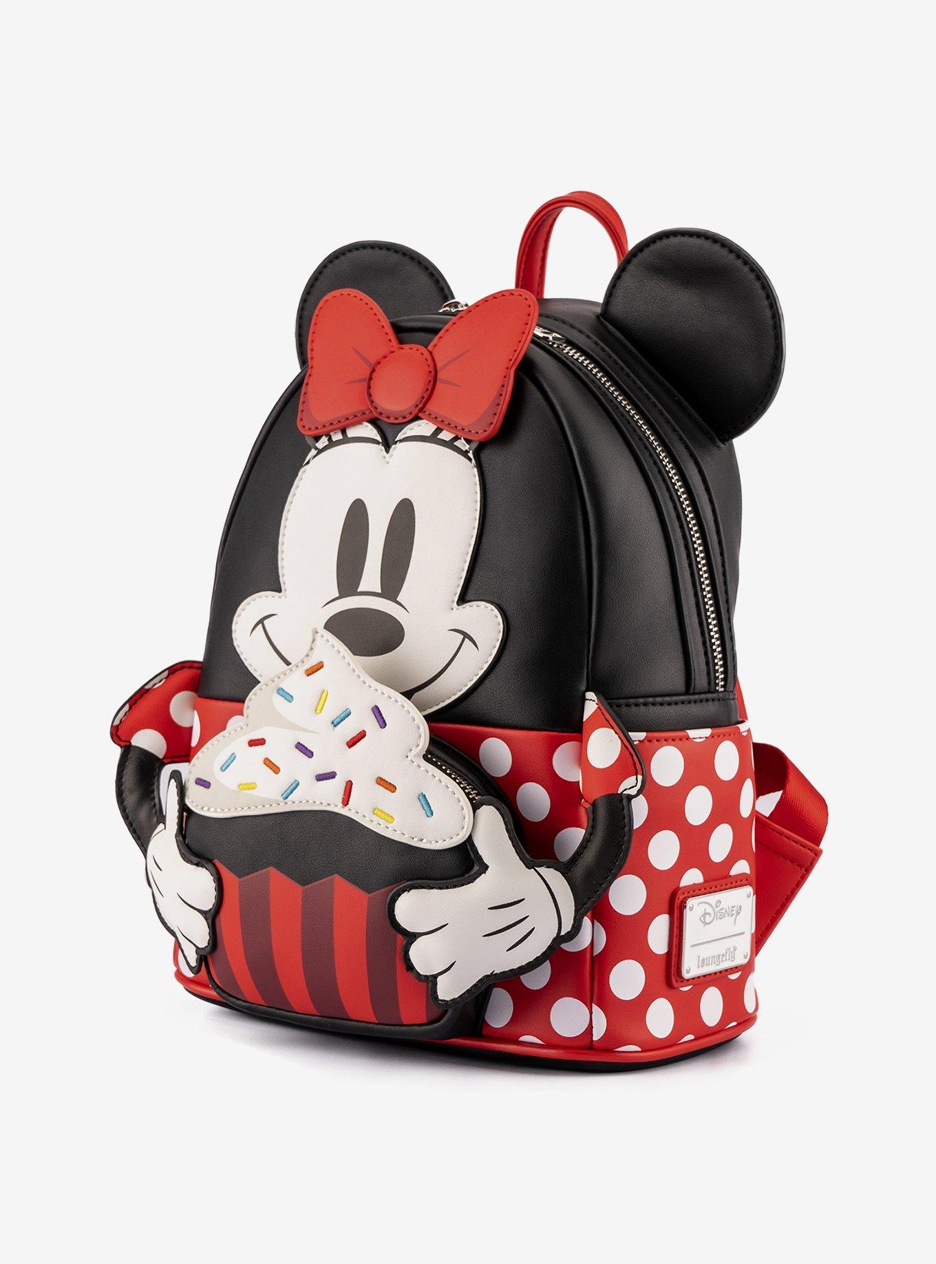 Loungefly Disney Minnie Mouse Sprinkle Cupcake Mini Backpack, , alternate