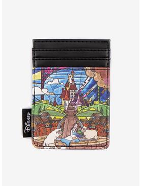 Loungefly Disney Beauty and The Beast Stained Glass Castle Cardholder, , hi-res