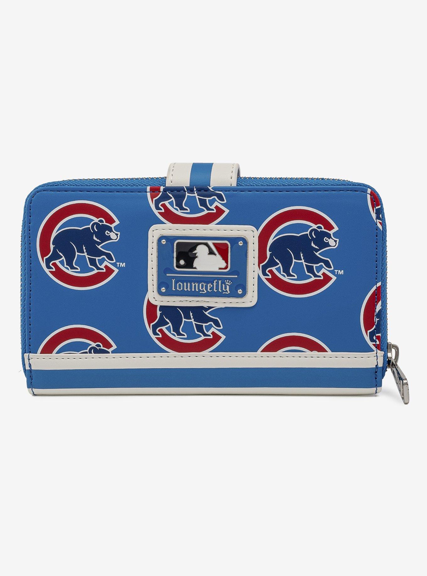 Loungefly Chicago Cubs Zipper Wallet, , alternate