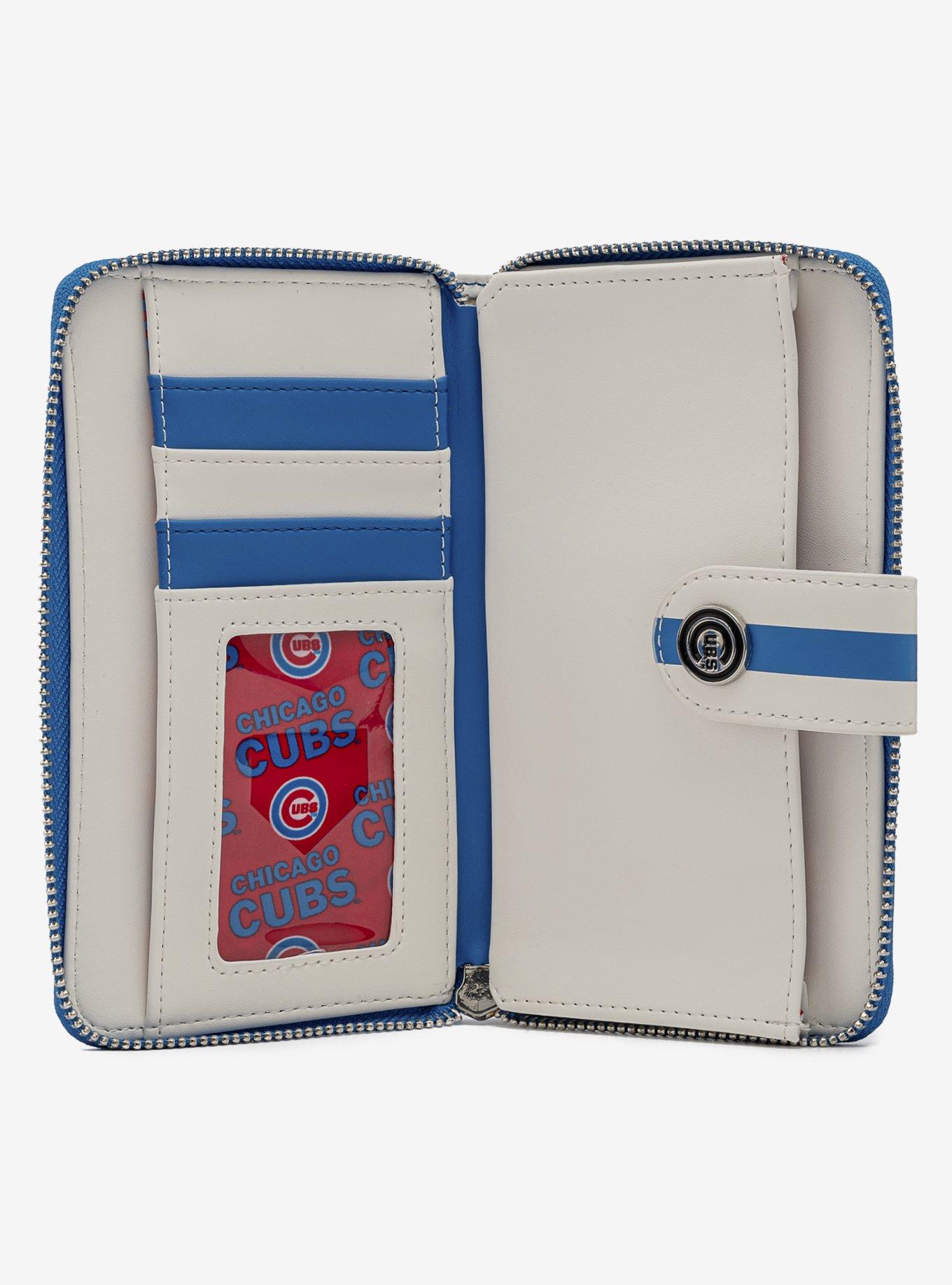 Loungefly Chicago Cubs Zipper Wallet, , alternate