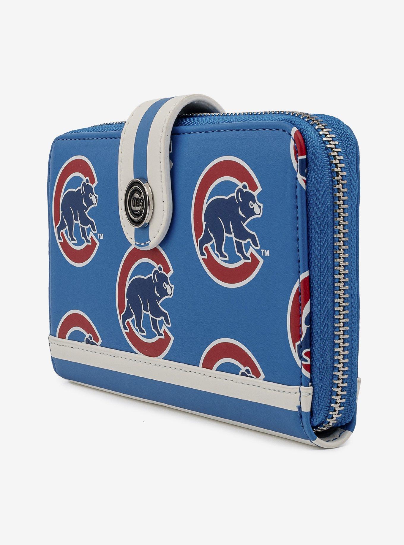 Loungefly Chicago Cubs Zipper Wallet, , alternate