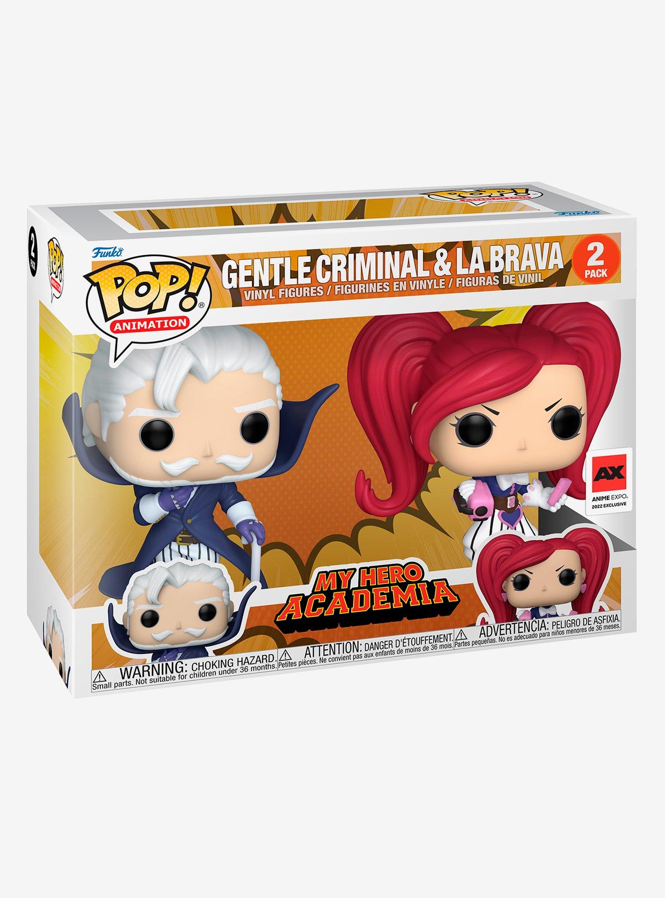 Funko My Hero Academia Pop! Animation Gentle Criminal & La Brava Vinyl Figure Set 2022 Anime Expo Exclusive, , alternate