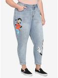 Disney A Goofy Movie Character Mom Jeans Plus Size, INDIGO WASH, alternate