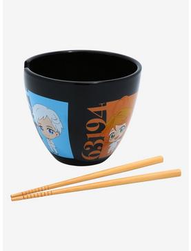 The Promised Neverland Chibi Characters Ramen Bowl with Chopsticks , , hi-res