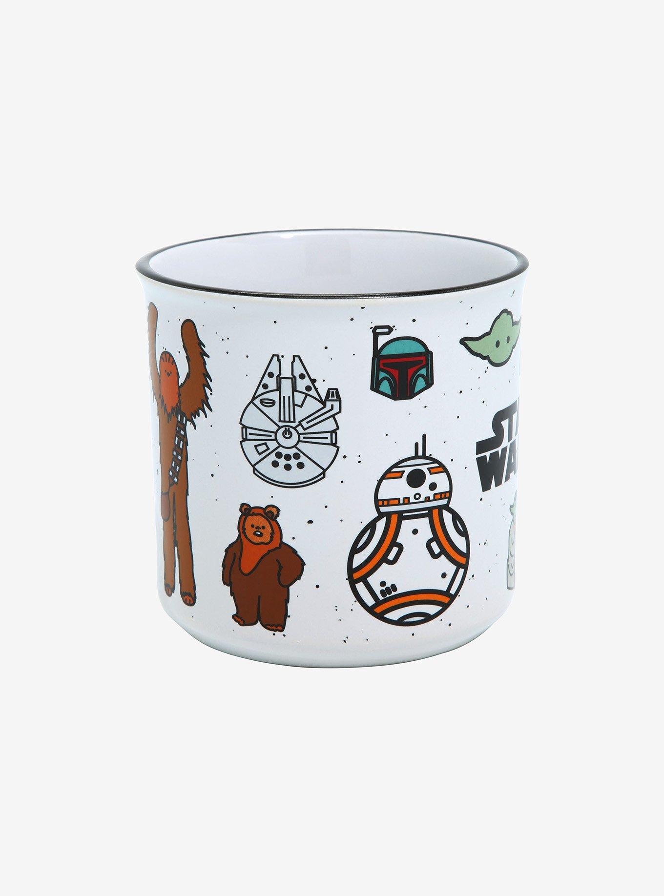 Star Wars Minimalist Portraits Allover Print Camper Mug , , alternate