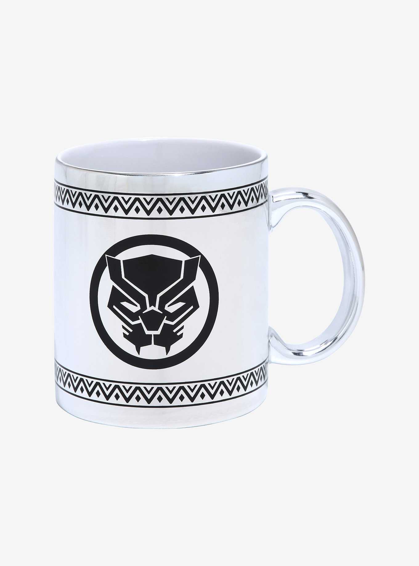 Marvel Black Panther Logo Electroplated Mug, , hi-res