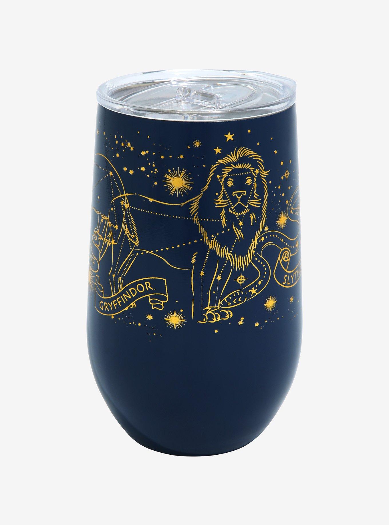 Harry Potter Hogwarts House Mascot Constellations Travel Tumbler , , alternate