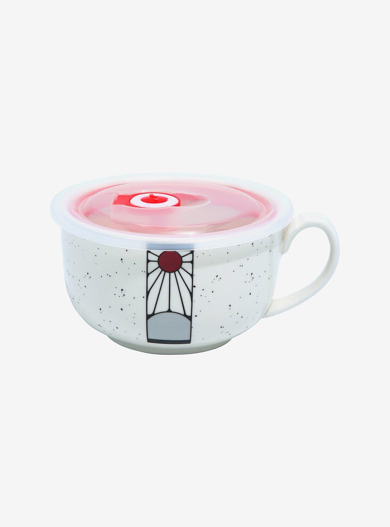 Demon Slayer: Kimetsu no Yaiba Tanjiro Hanafuda Soup Mug with Lid, , alternate