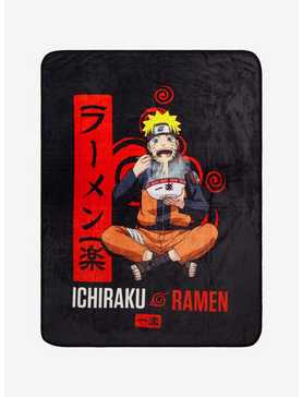 Naruto Shippuden Naruto Eating Ramen Throw with Ramen Bowl Pillow, , hi-res