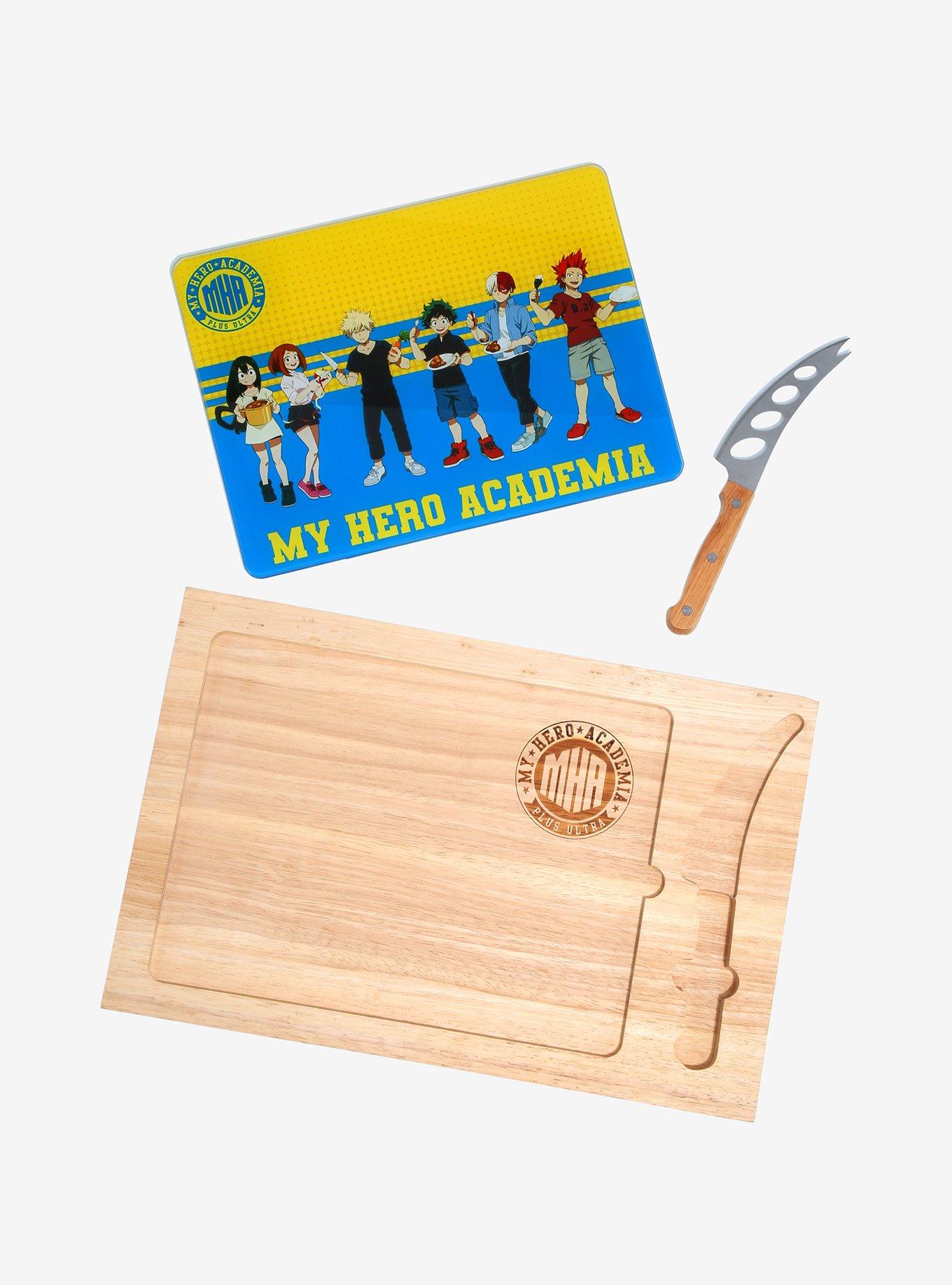 My Hero Academia Heroes Cutting Board Set with Knife, , alternate