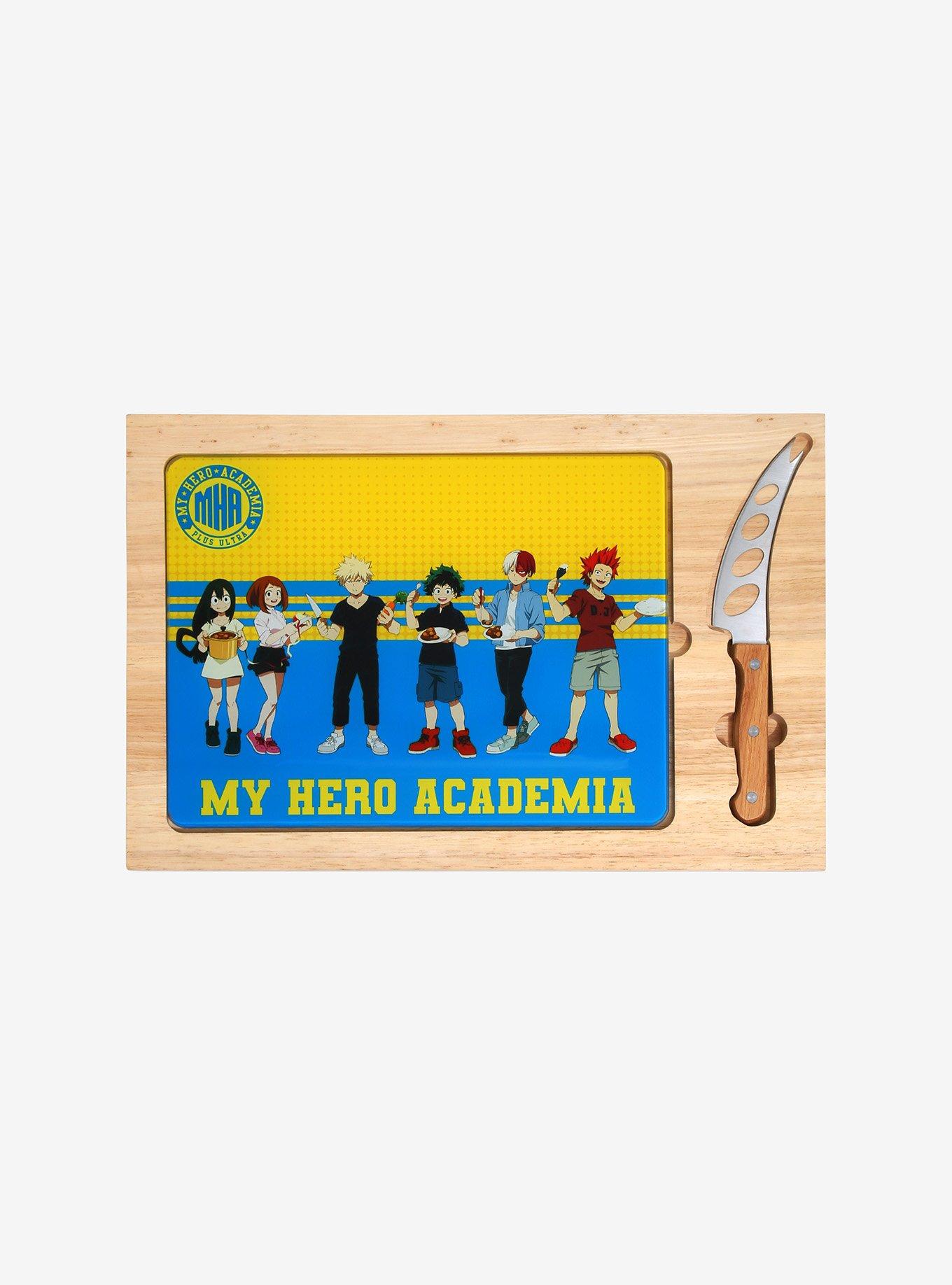My Hero Academia Heroes Cutting Board Set with Knife, , alternate