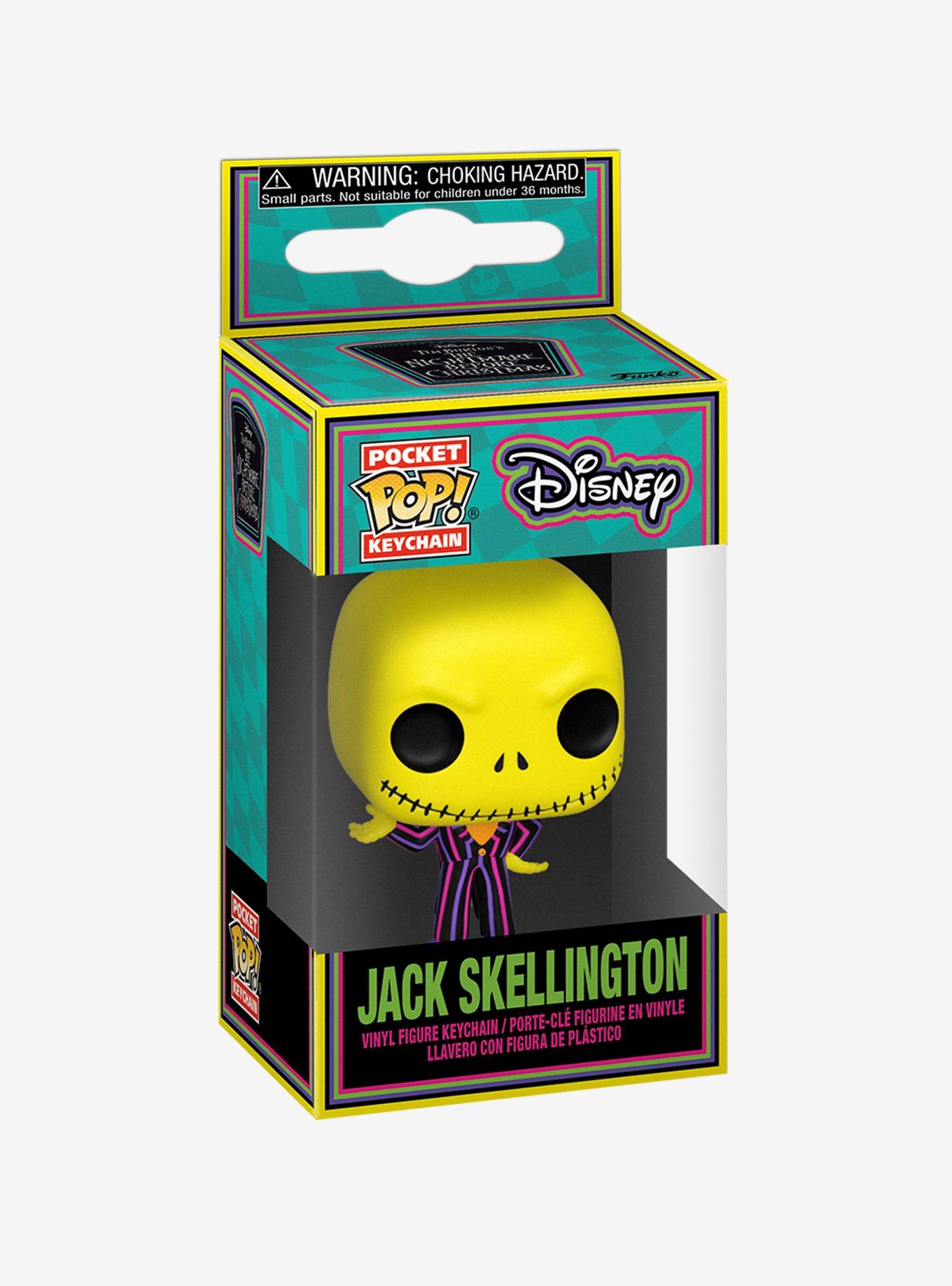 Funko The Nightmare Before Christmas Pocket Pop! Jack Blacklight Vinyl Key Chain, , alternate