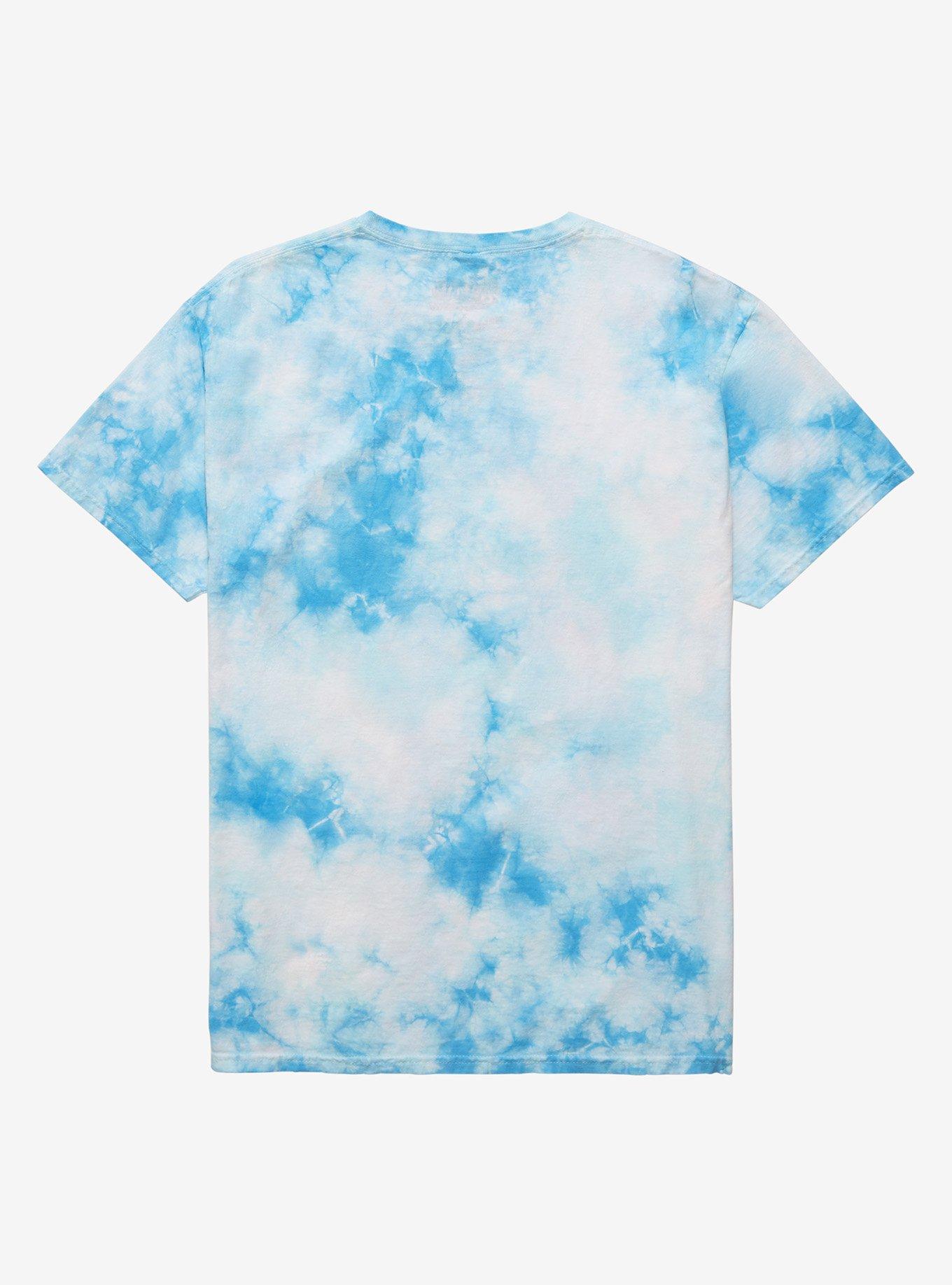 Naruto Shippuden X Hello Kitty And Friends Group Tie-Dye T-Shirt, BLUE, alternate