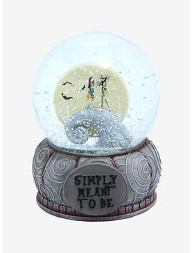 Disney The Nightmare Before Christmas Jack Skellington & Sally Meant to Be Snow Globe, , hi-res