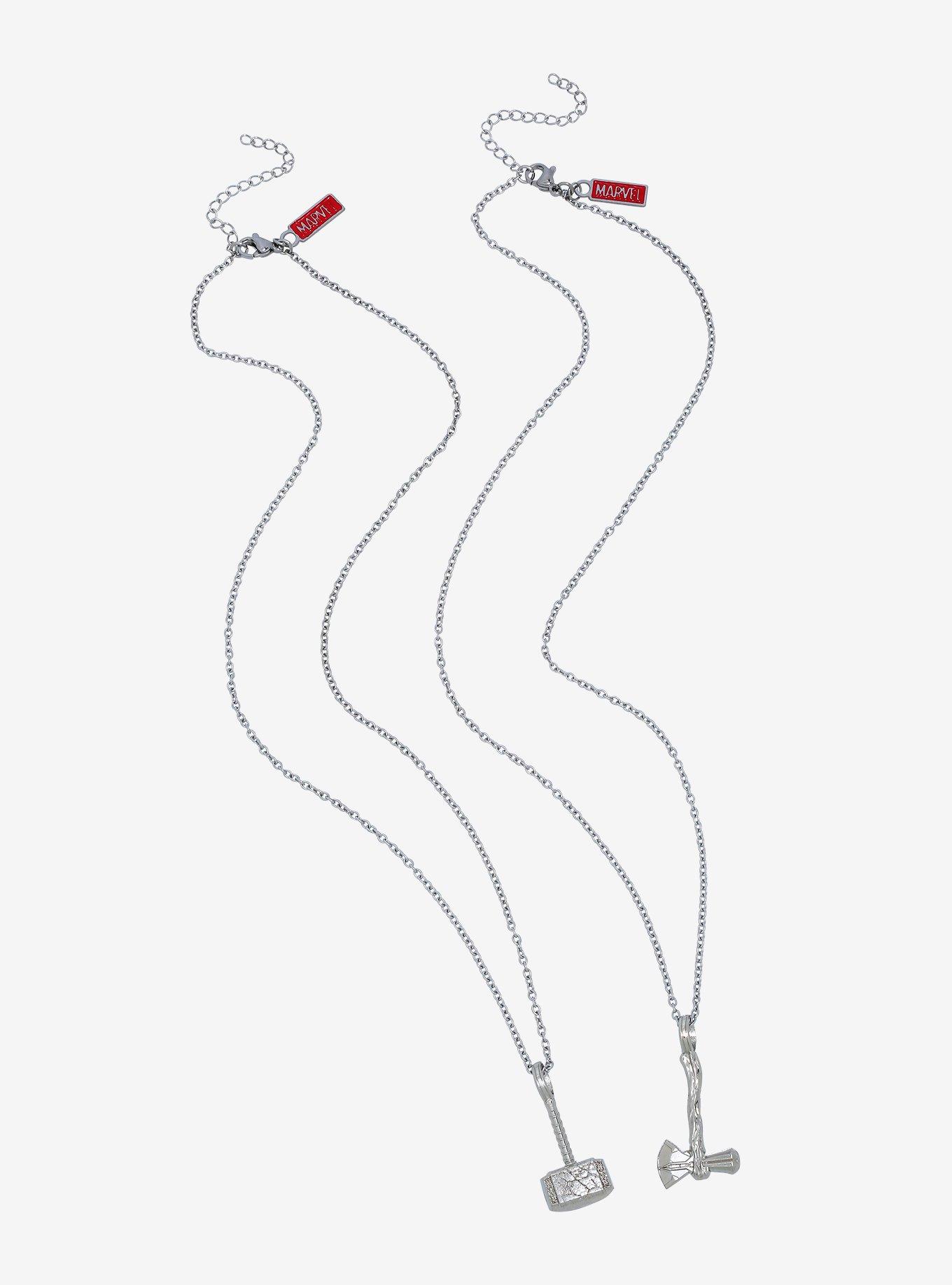 Marvel Thor: Love and Thunder Mighty Thor & Thor Necklace Set , , alternate