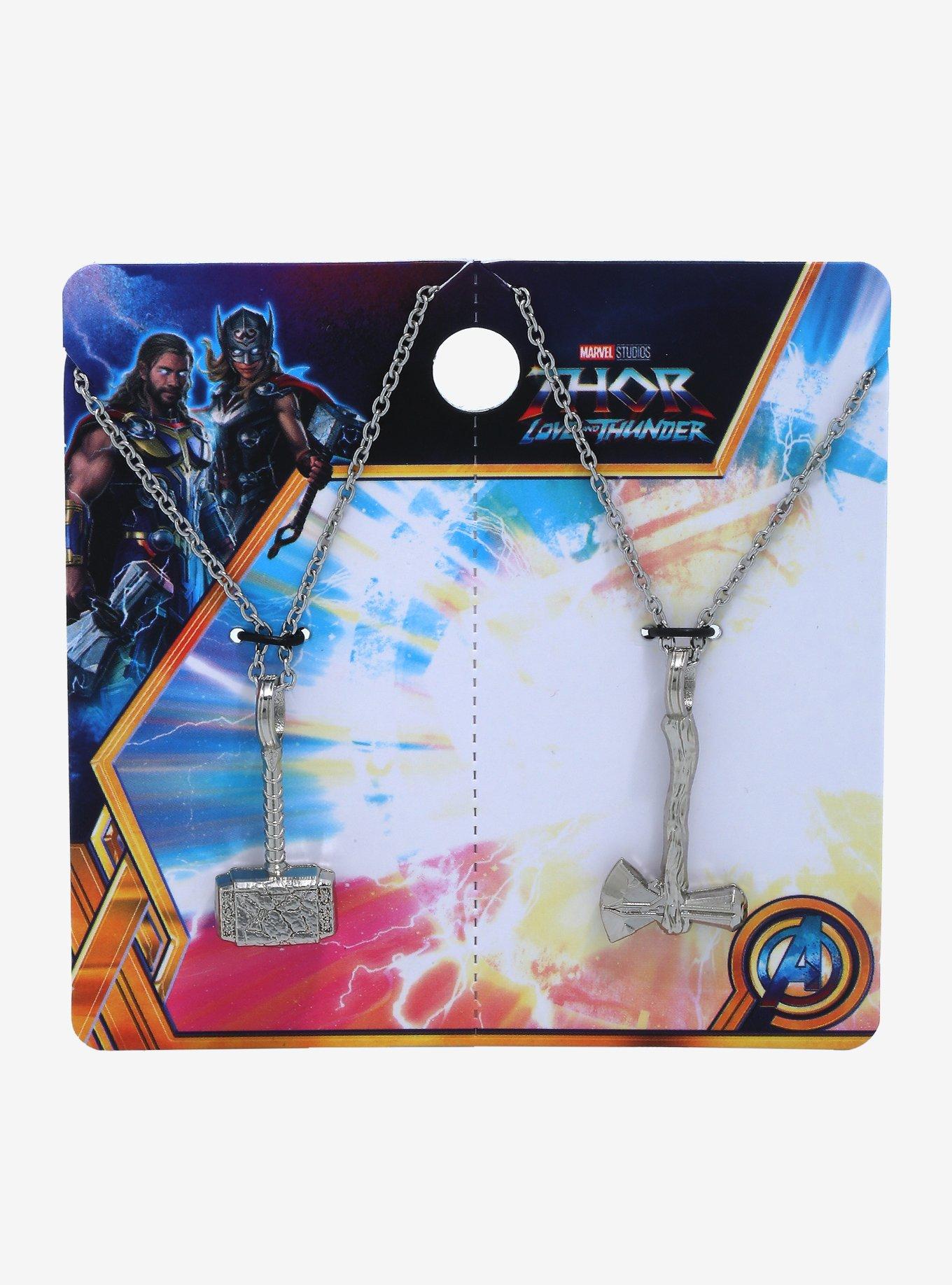 Marvel Thor: Love and Thunder Mighty Thor & Thor Necklace Set , , alternate