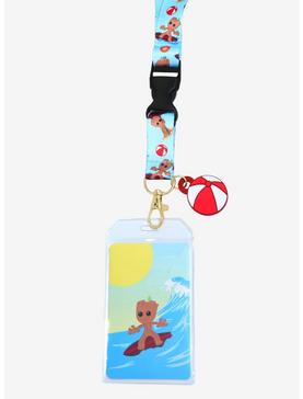 Loungefly Marvel Guardians of the Galaxy Little Groot Beach Lanyard - BoxLunch Exclusive, , hi-res