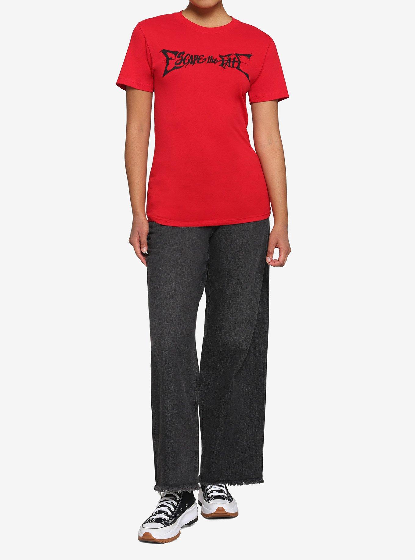 Escape The Fate Logo T-Shirt, RED, alternate