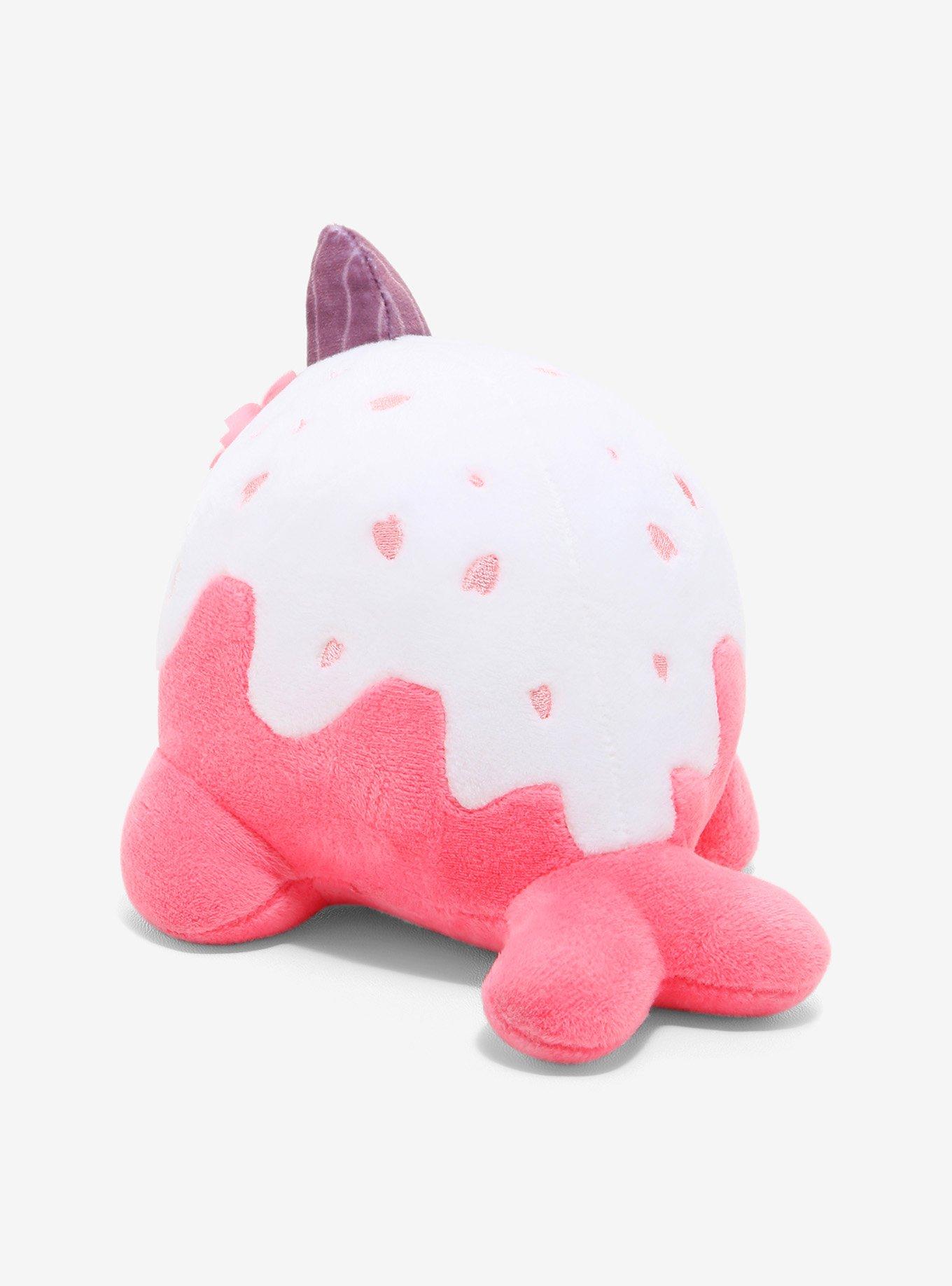 Tasty Peach Cherry Blossom Nomwhal Plush Hot Topic Exclusive, , alternate