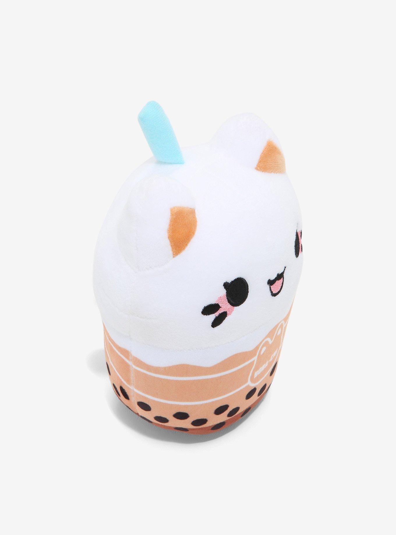 Tasty Peach Boba Milk Tea Meowchi Plush Hot Topic Exclusive, , alternate