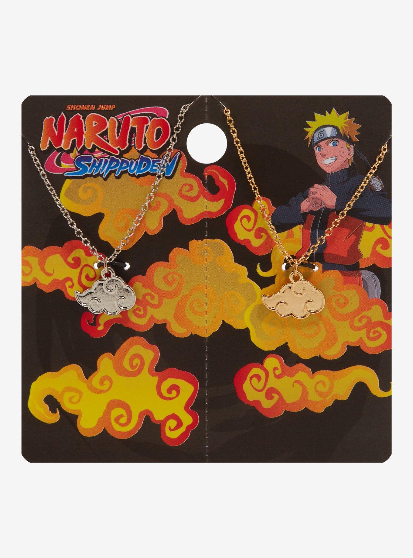 Naruto Shippuden Akatsuki Cloud Best Friend Necklace Set, , alternate