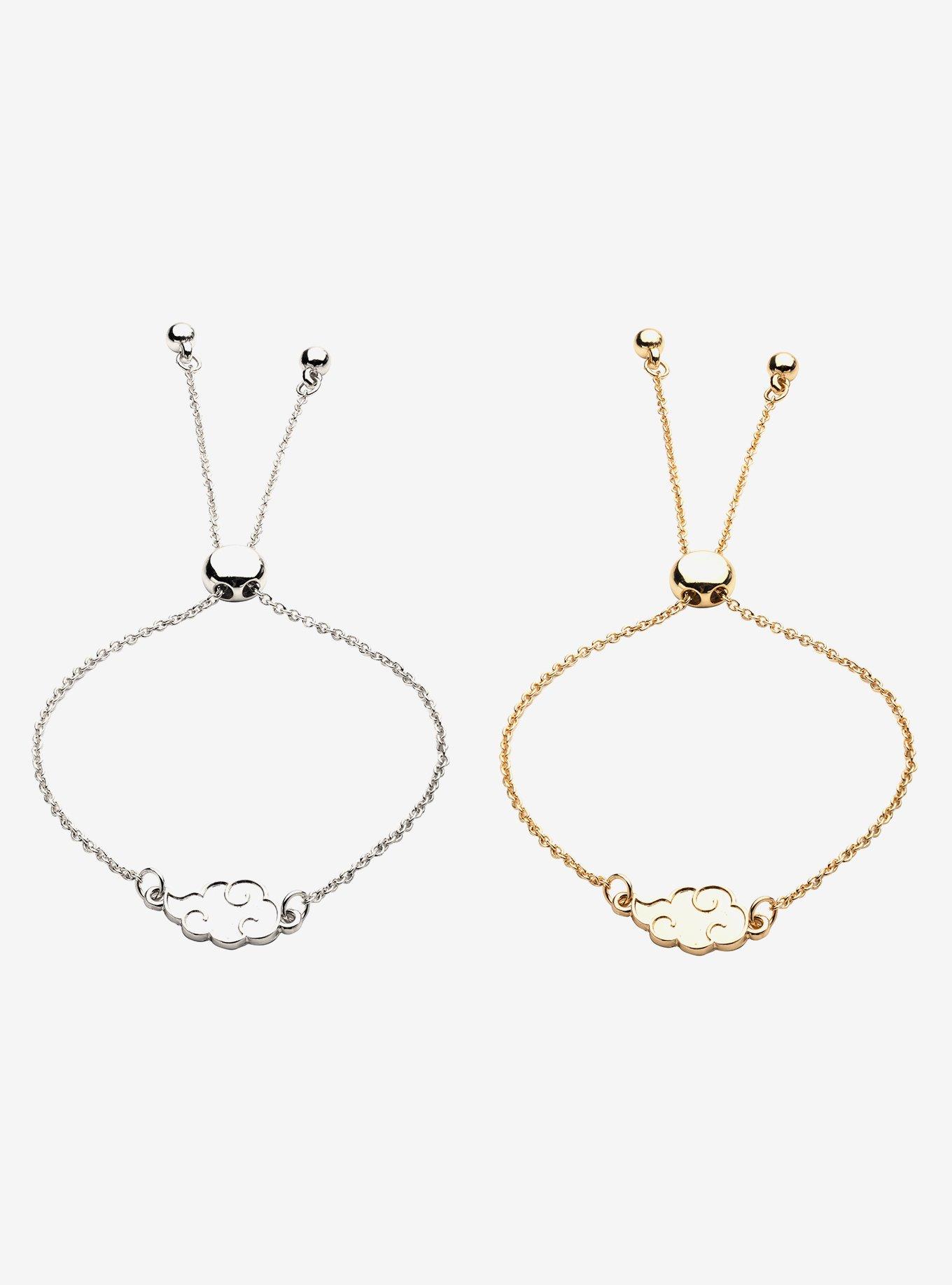 Naruto Shippuden Akatsuki Best Friend Chain Pull Bracelet Set, , alternate