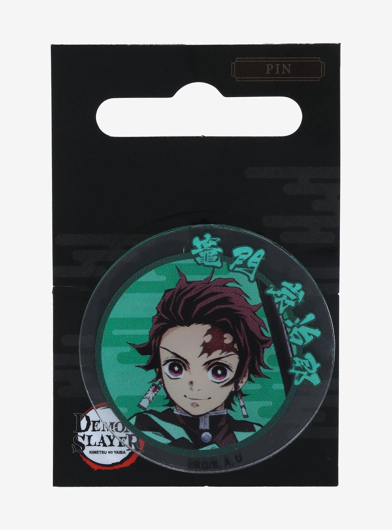 Demon Slayer: Kimetsu no Yaiba Tanjiro Kamado Circle Portrait Acrylic Pin, , alternate