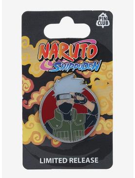 Naruto Shippuden Kakashi Hatake Circle Portrait Enamel Pin - BoxLunch Exclusive, , hi-res
