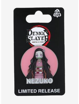 Demon Slayer: Kimetsu no Yaiba Nezuko Circle Frame Enamel Pin, , hi-res