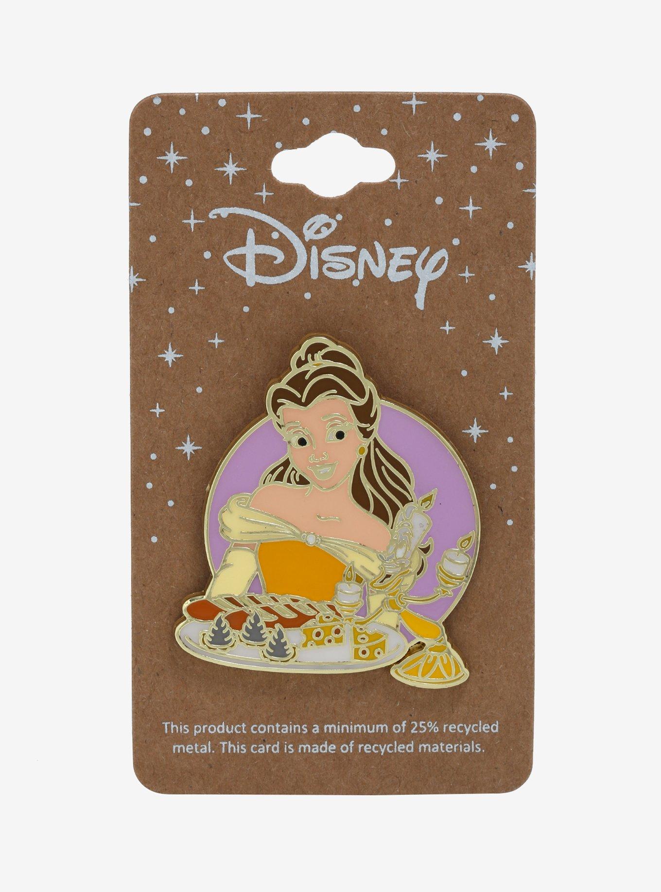 Disney The Beauty and the Beast Belle & Lumiere Enamel Pin - BoxLunch Exclusive, , hi-res