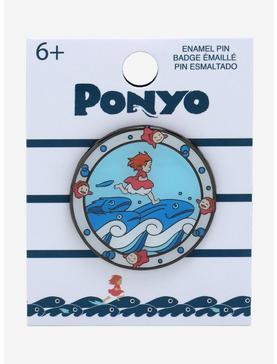 Loungefly Studio Ghibli Ponyo Circular Frame Enamel Pin - BoxLunch Exclusive, , hi-res
