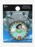 Loungefly Studio Ghibli Spirited Away Chihiro Circular Frame Portrait Enamel Pin - BoxLunch Exclusive, , alternate