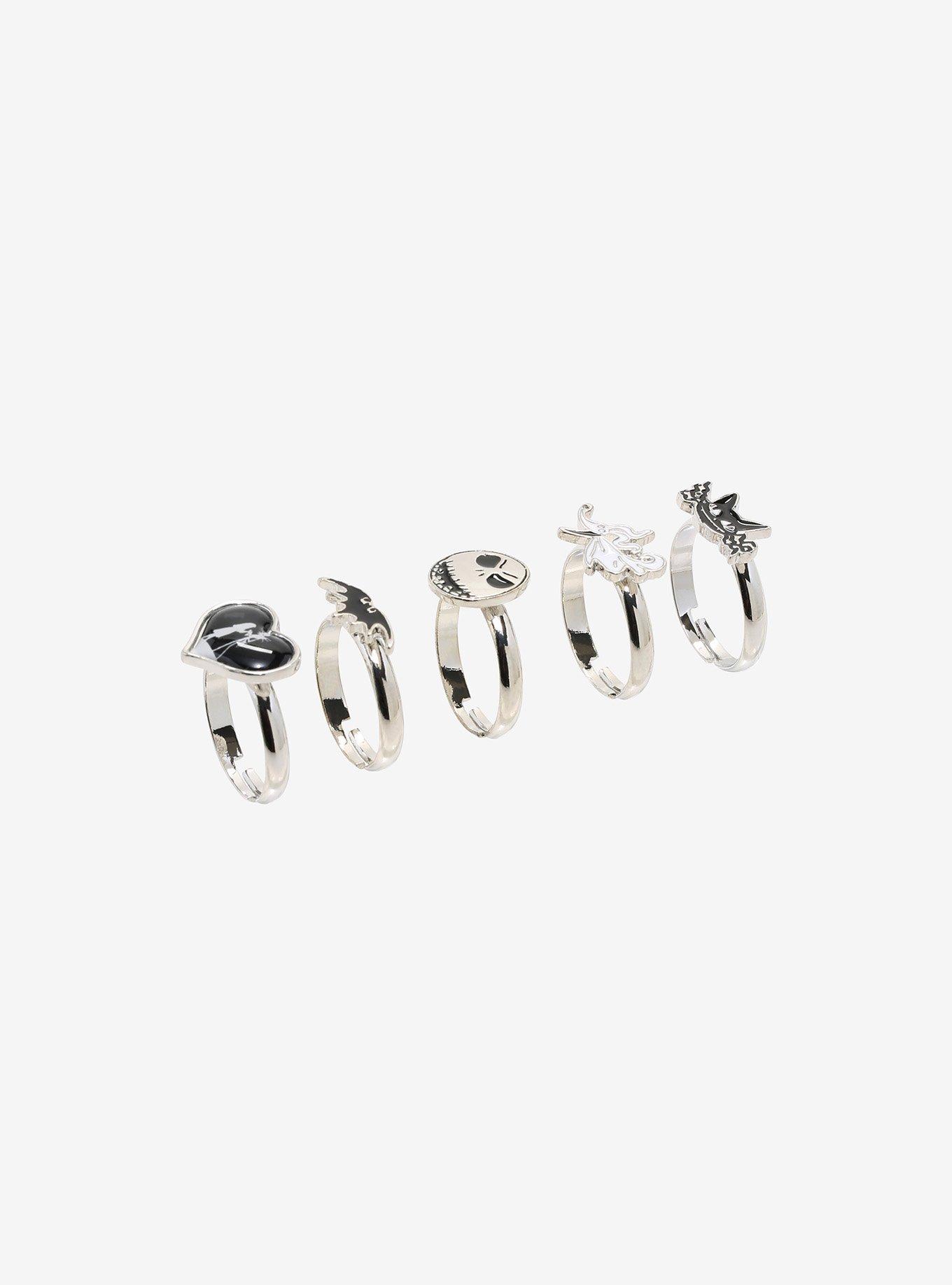 The Nightmare Before Christmas Characters Icons Ring Set, , alternate