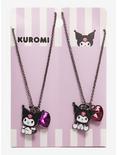 Kuromi Heart Best Friend Necklace Set, , alternate