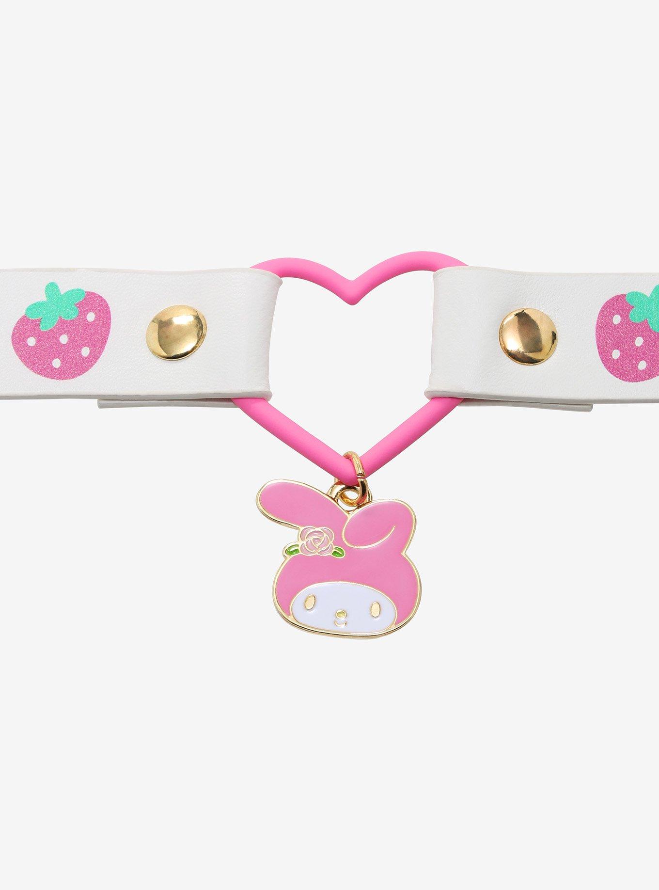 My Melody Strawberry Heart Choker, , alternate