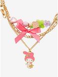 My Melody Bow Charm Necklace Set, , alternate