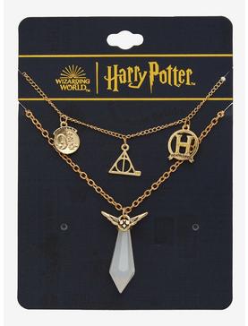 Harry Potter Icons Crystal Necklace Set, , hi-res