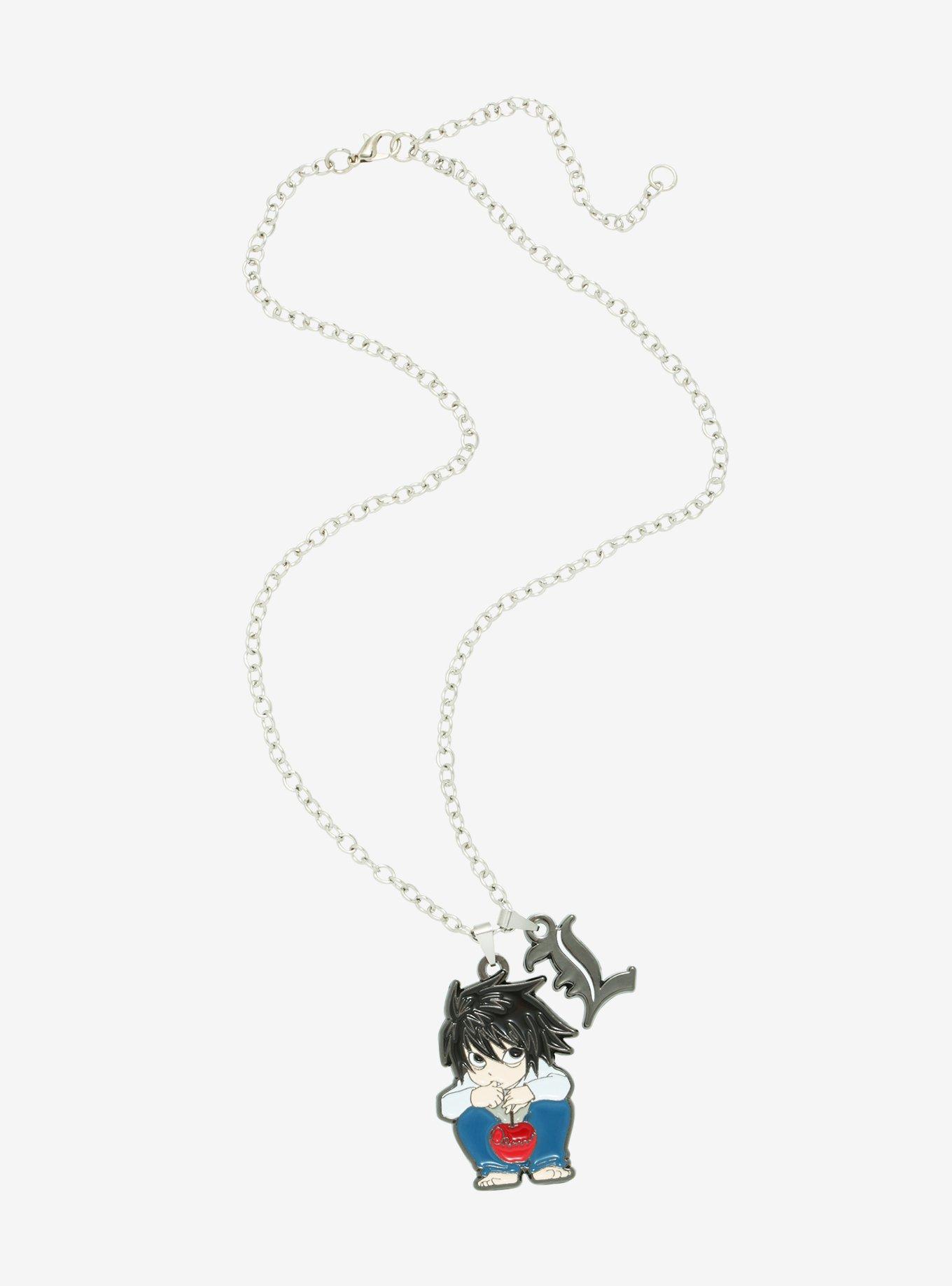 Death Note Chibi L Pendant Necklace, , alternate