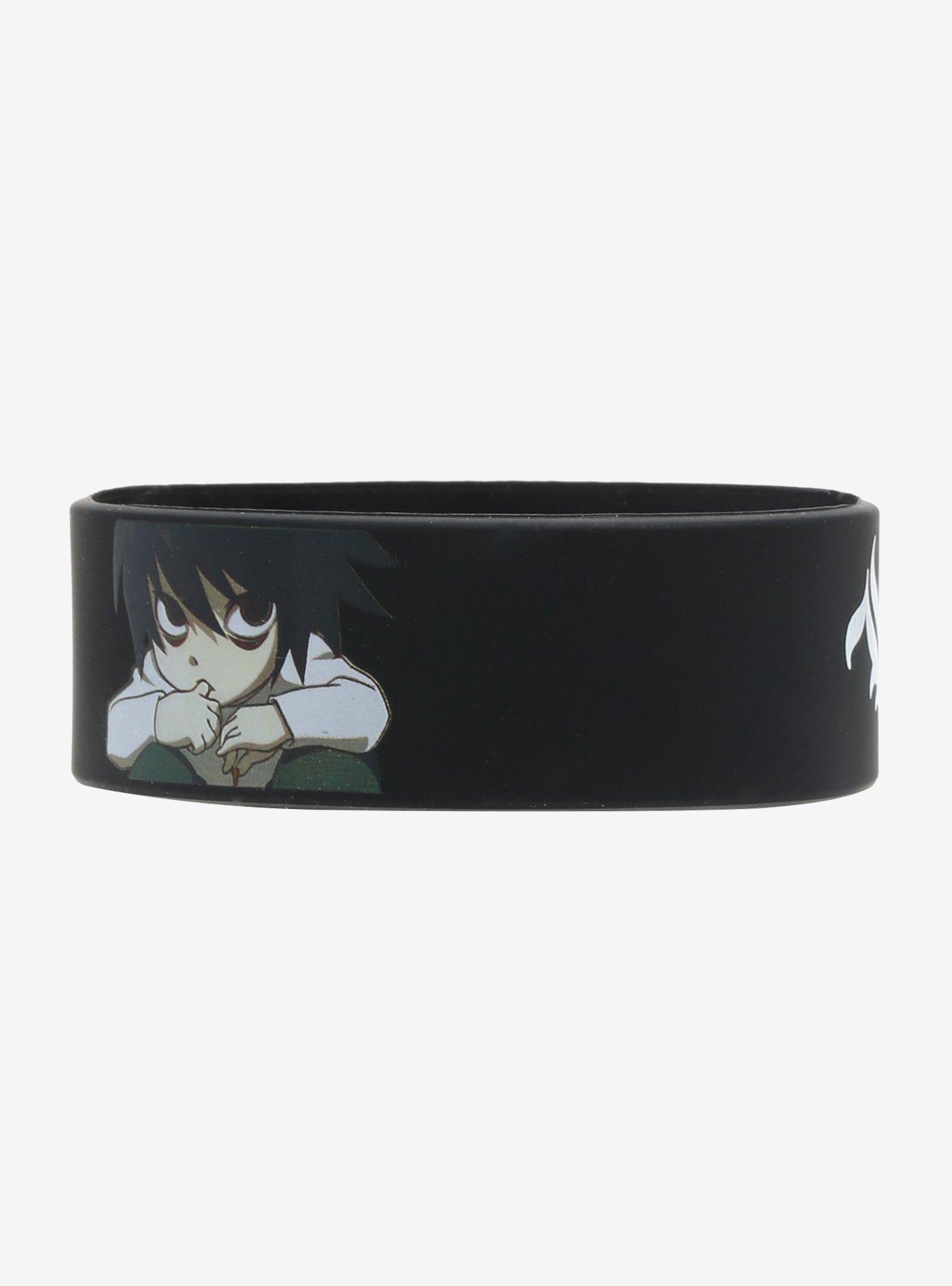 Death Note Chibi L Rubber Bracelet, , alternate
