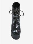 Kuromi Lace-Up Platform Boots, MULTI, alternate