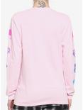 Gorillaz Pastel Pink Group Long-Sleeve T-Shirt, PINK, alternate