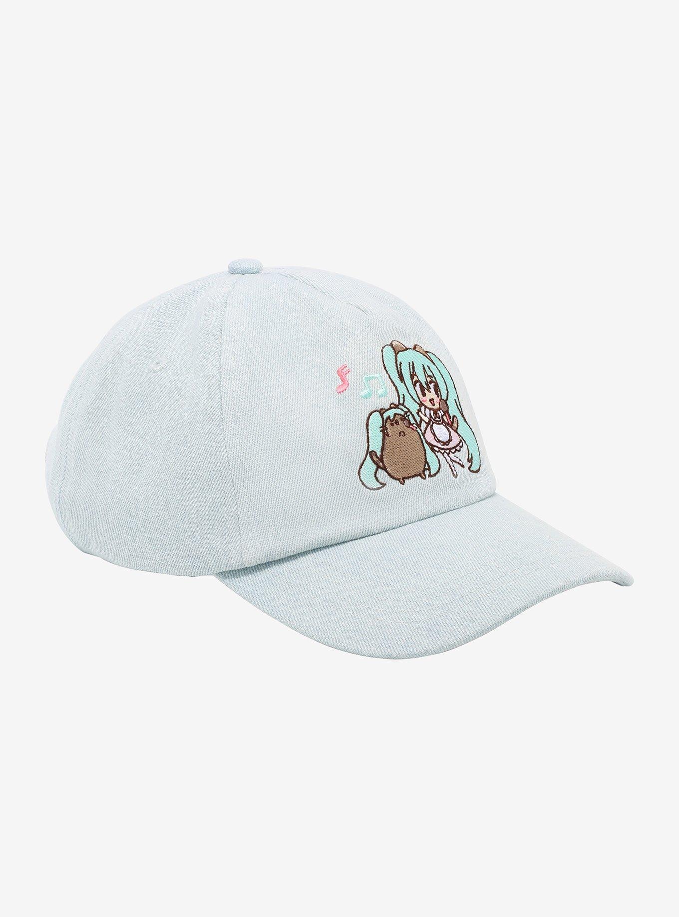 Hatsune Miku X Pusheen Pastel Dad Cap, , alternate
