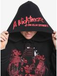 A Nightmare On Elm Street The Children Have Been Very Bad Hoodie Plus Size, BLACK  RED, alternate