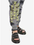 Beetlejuice Icons Tie-Dye Sweatpants Plus Size, BLACK TIE DYE, alternate