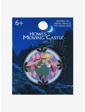 Loungefly Studio Ghibli Howl’s Moving Castle Sophie & Howl Stained Glass Enamel Pin - BoxLunch Exclusive , , hi-res
