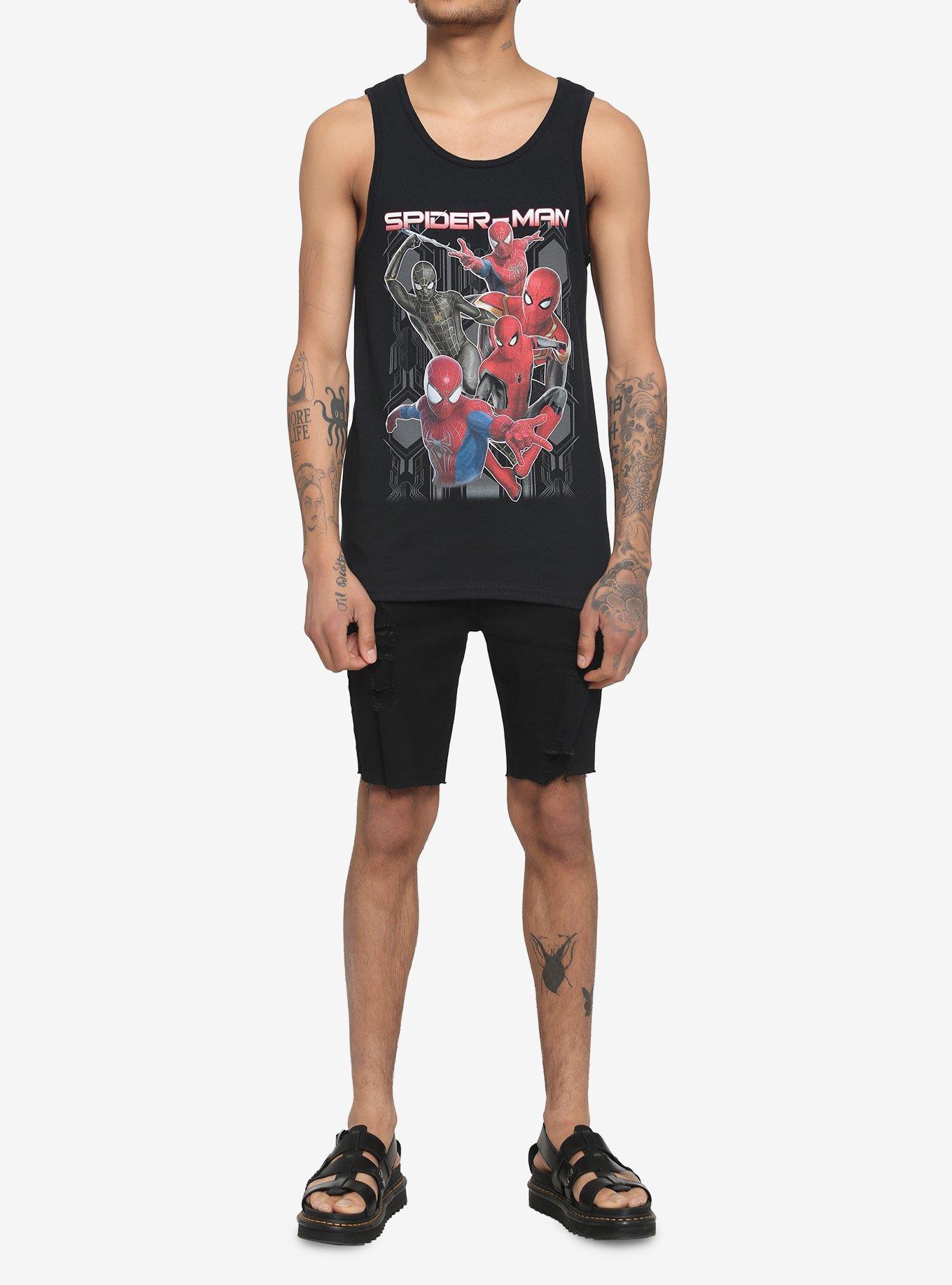 Marvel Spider-Man: No Way Home Multiverse Tank Top, BLACK, alternate