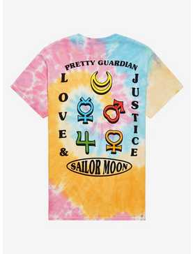 Pretty Guardian Sailor Moon Sailor Guardians Group Portrait Tie-Dye T-Shirt - BoxLunch Exclusive, , hi-res