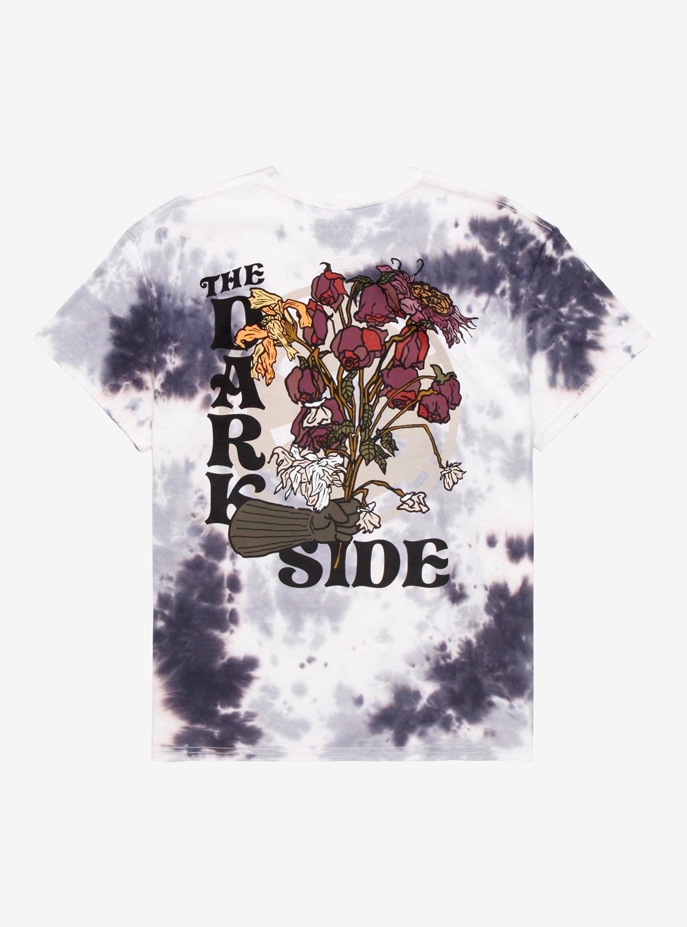 Star Wars The Dark Side Bouquet Tie-Dye T-Shirt - BoxLunch Exclusive, TIE DYE, alternate