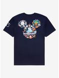 Disney Walt Disney World 50th Anniversary Mickey Mouse Map & Attractions T-Shirt - BoxLunch Exclusive, NAVY, alternate