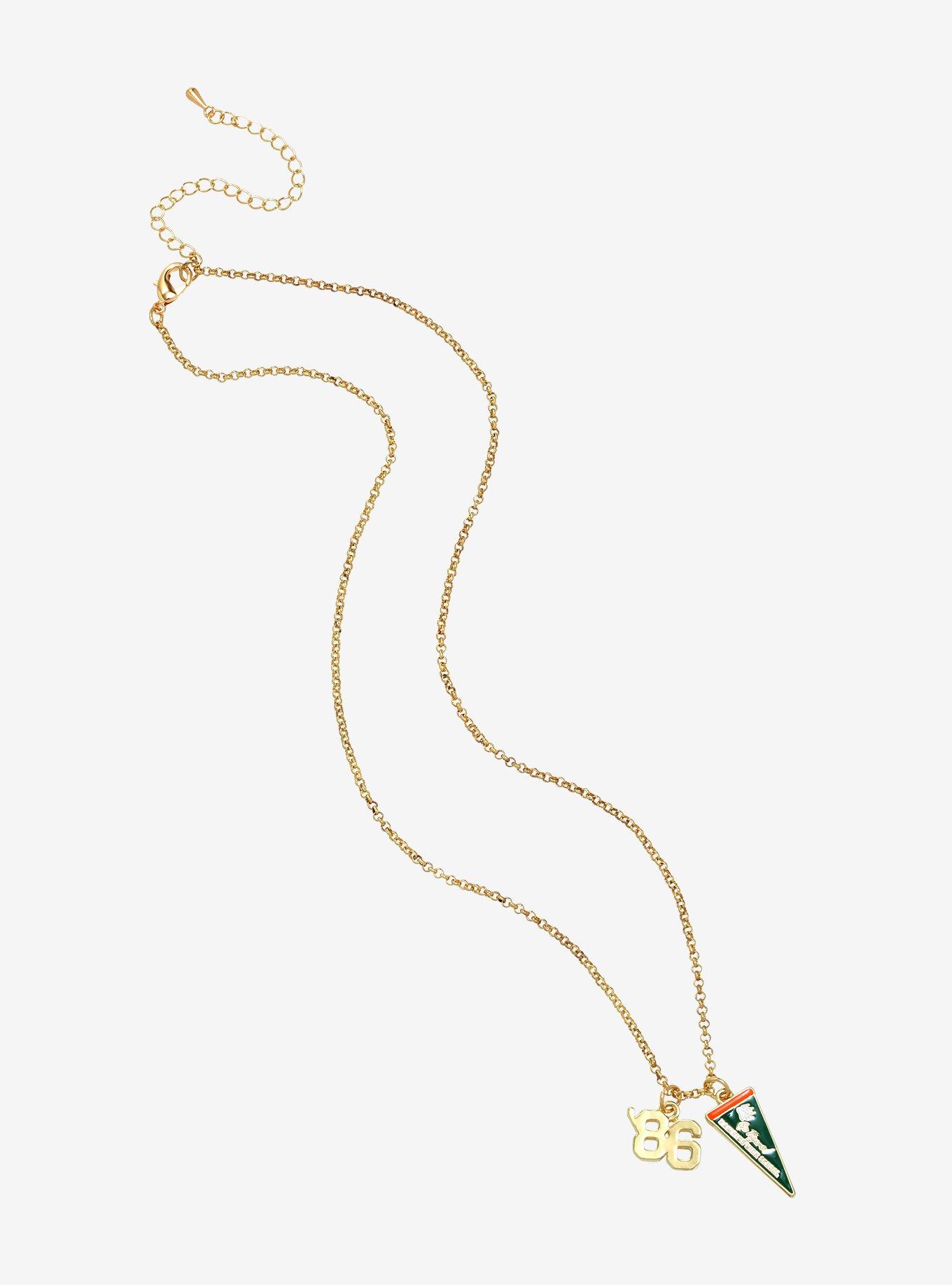 Stranger Things Hawkins High Pennant Charm Necklace, , alternate